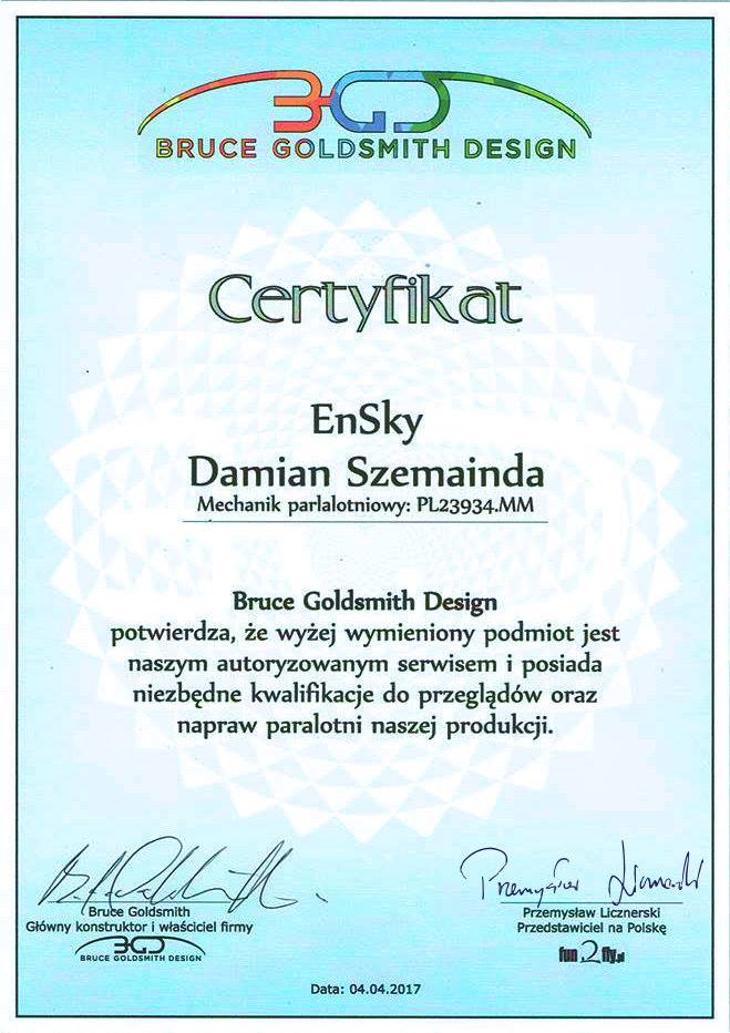 certyfikat bgd